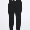 Plus black high waist skinny jeans