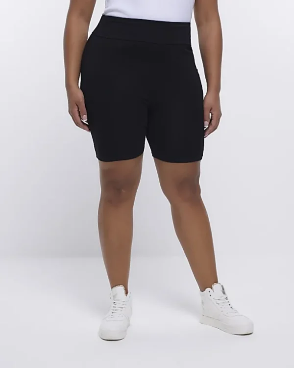 Plus black RI Active cycling shorts