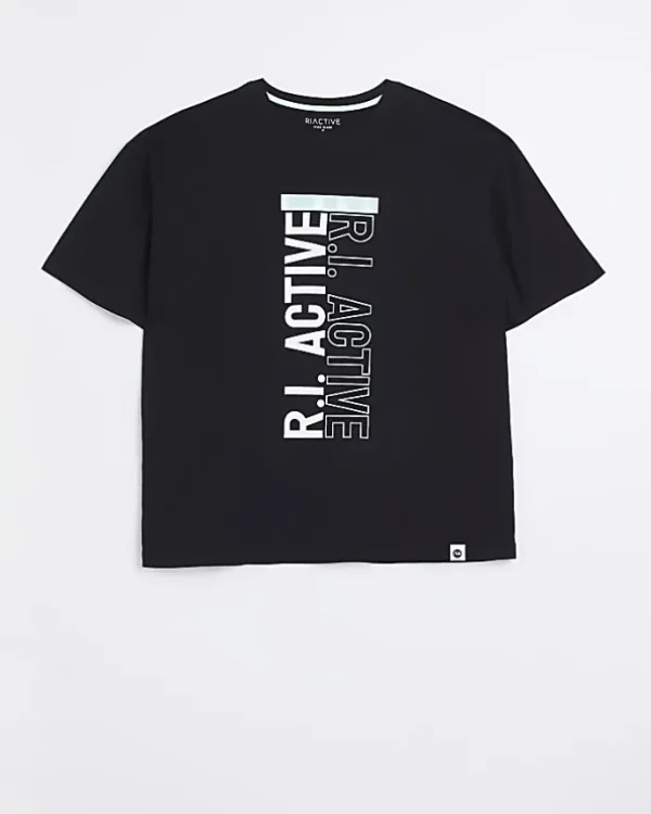 Plus black RI Active graphic print t-shirt