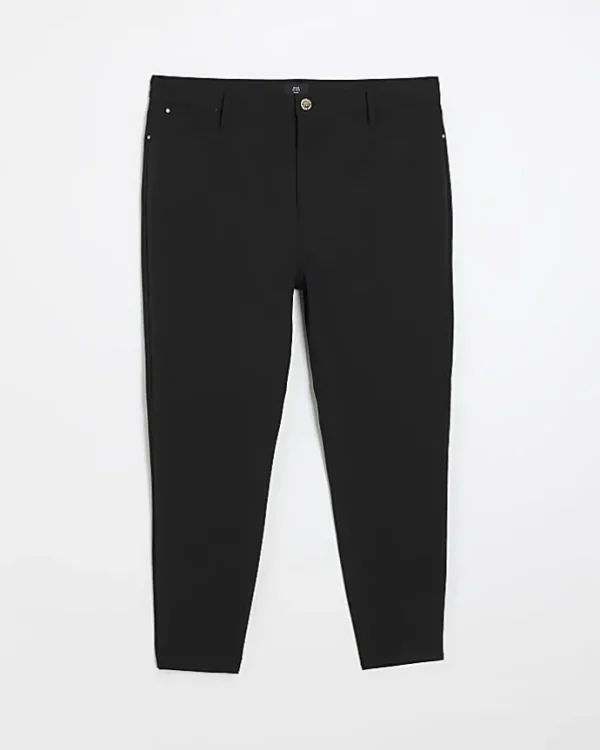 Plus black skinny trousers