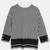 Plus black stripe long sleeve jumper