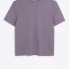 Purple regular fit t-shirt