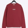 Red regular fit graphic sweatshirt