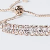 Rose gold diamante bracelet