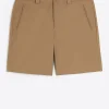 Rust tapered fit shorts