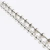 Silver Ball Chain Multirow Necklace