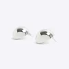 Silver Ball Stud Earrings