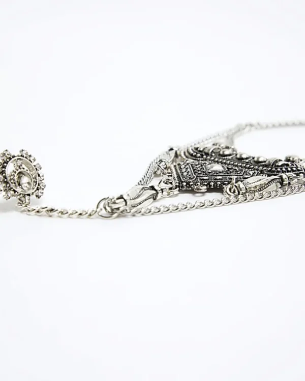 Silver Coin Hand Chain