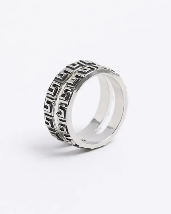 Silver Colour Greek Split Ring