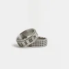 Silver Colour stainless steel Rings Multipack