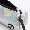 Silver hype holographic pencil case