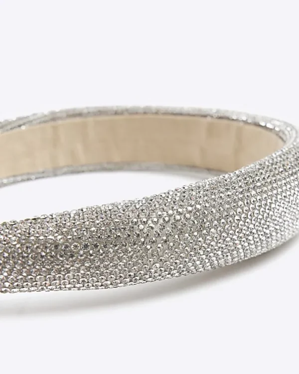 Silver Rhinestone Head band