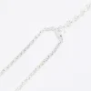 Silver Twisted Chain Necklace