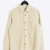 Stone regular fit corduroy overshirt