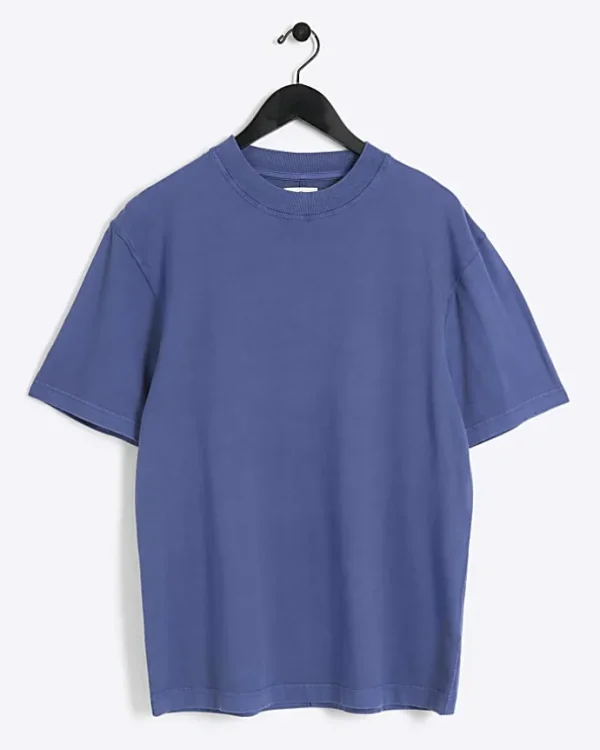 Washed blue RI studio regular fit t-shirt