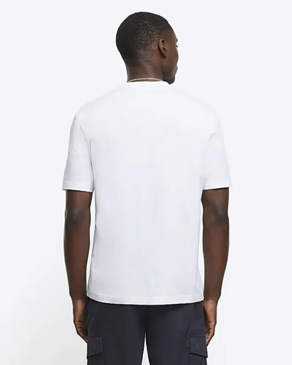 White regular fit t-shirt