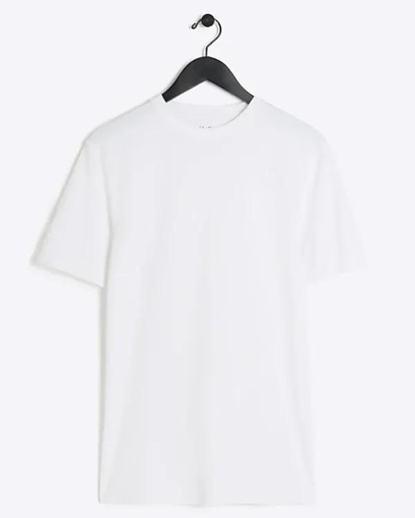 White RI Studio muscle fit t-shirt