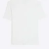 White RI Studio slim fit high neck t-shirt