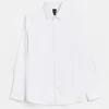 White slim fit easy iron shirt