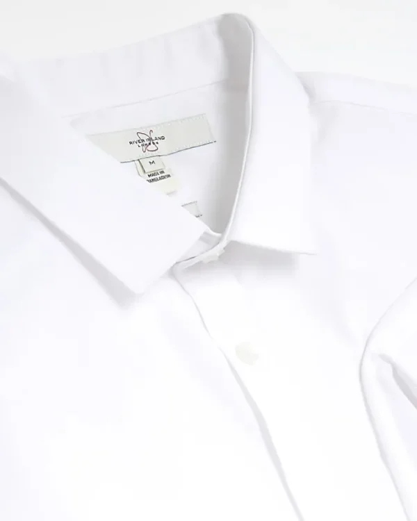 White slim fit multipack of 3 smart shirts