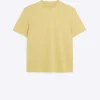 Yellow regular fit t-shirt