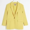 Yellow smart blazer